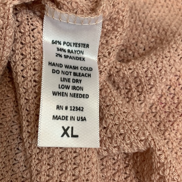 EUC COIN 1804 SIZE XL WAFFLE SWEATER - Picture 2 of 7